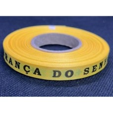 Fita Senhor Do Bonfim amarelo rolo com 100 fitas FITA-20077