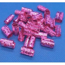Anel de trança aluminio pink pct 50 pçs AN-10811