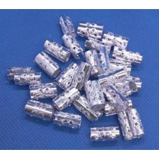 Anel de trança aluminio prata pct 50 pçs AN-10809