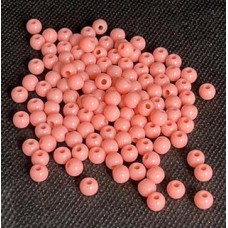 Bola plastica 6mm salmão pct 25gr PB-10317