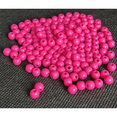 Bola plastica 6mm pink pct 25gr PB-10320