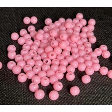 Bola plastica 6mm rosa pct 25gr PB-10327