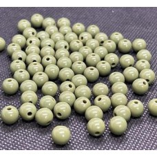 Bola plastica 8mm verde musgo pct 25gr PB-10331