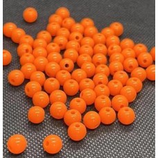 Bola plastica 8mm laranja neon pct 25gr PB-10332