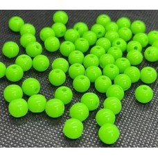 Bola plastica 8mm verde neon pct 25gr PB-10339