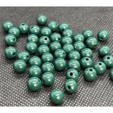 Bola plastica 8mm verde escuro pct 25gr PB-10340