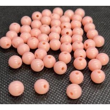 Bola plastica 8mm rosa bebê pct 25gr PB-10343