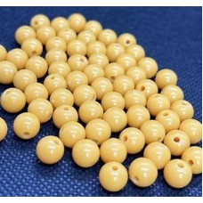 Bola plastica 8mm amarelo escuro pct 25gr PB-10344