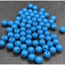 Bola plastica 8mm azul escuro pct 25gr PB-10346