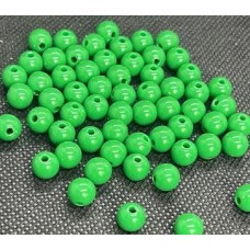 Bola plastica 8mm verde bandeira pct 25gr PB-10348