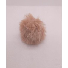 Bolinha pelúcia pompom 5cm nude UN - BO-20075